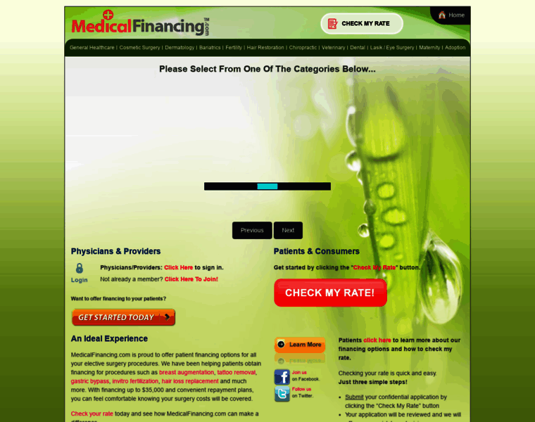 Medicalfinancing.com thumbnail