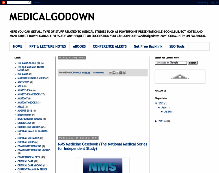 Medicalgodown.blogspot.com thumbnail