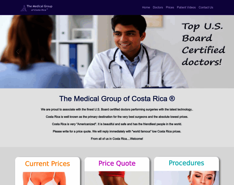 Medicalgroupofcostarica.com thumbnail