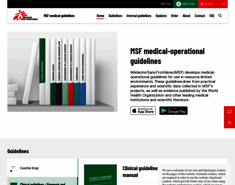 medicalguidelines.msf.org at WI. Home page | MSF Medical Guidelines