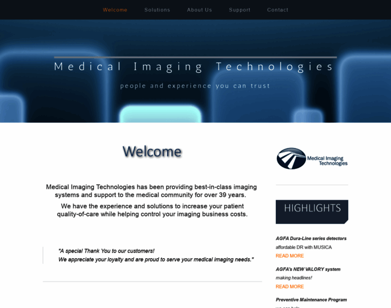 Medicalimagingtech.com thumbnail