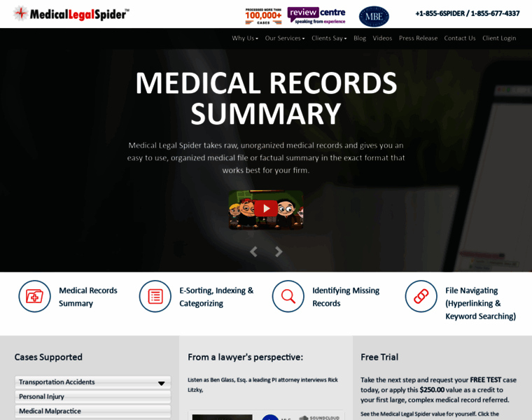 Medicallegalspider.com thumbnail