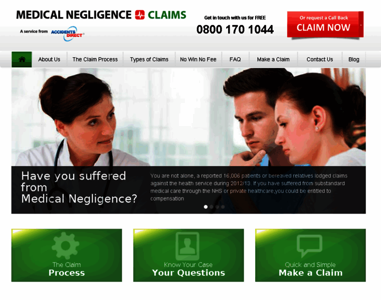 Medicalnegligenceclaims.com thumbnail