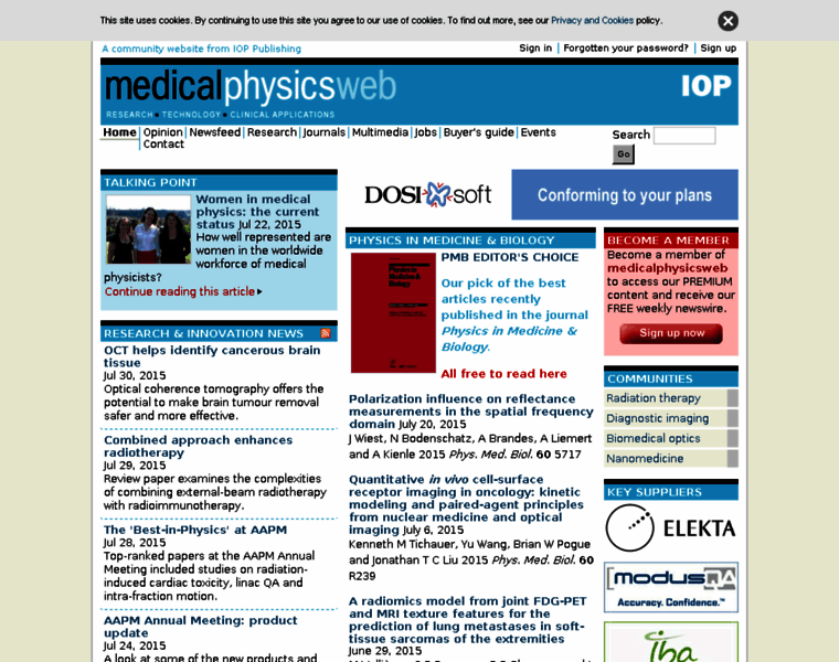Medicalphysicsweb.com thumbnail
