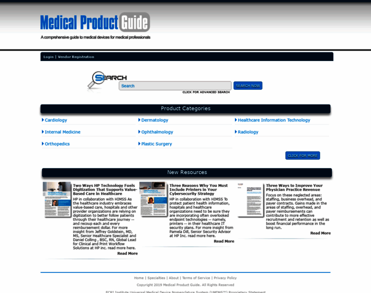 Medicalproductguide.com thumbnail