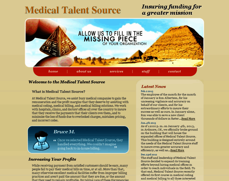 Medicaltalentsource.com thumbnail