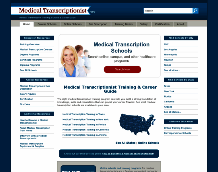 Medicaltranscriptionist.org thumbnail