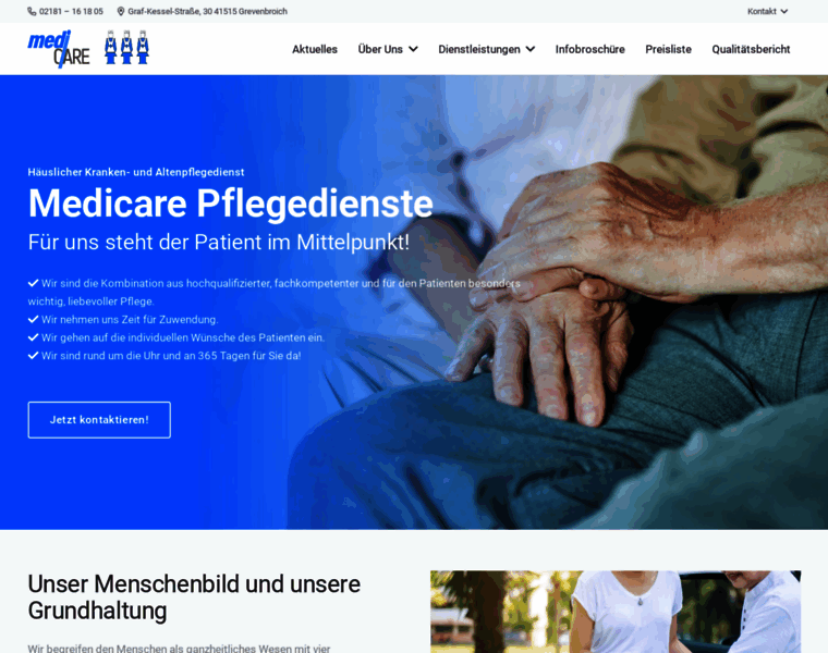 Medicare-pflegedienste.de thumbnail