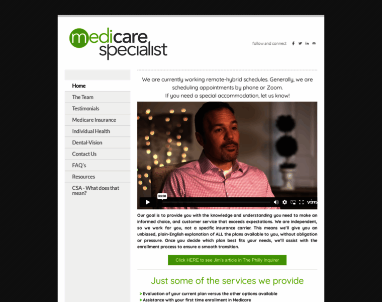 Medicarespecialist.com thumbnail