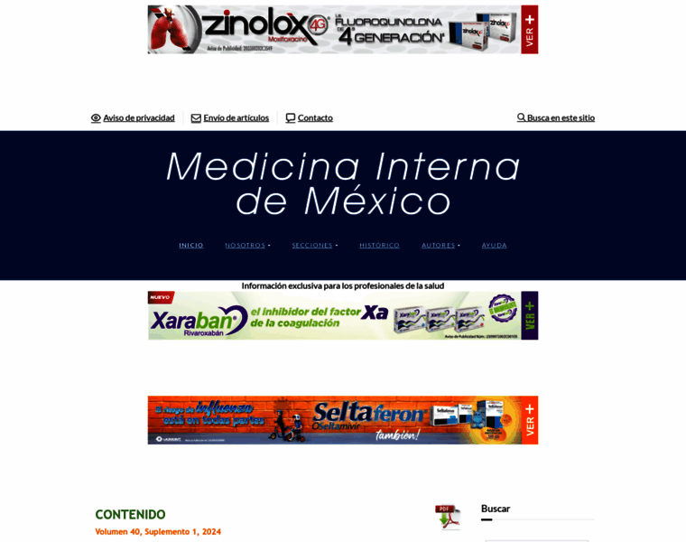 Medicinainterna.org.mx thumbnail