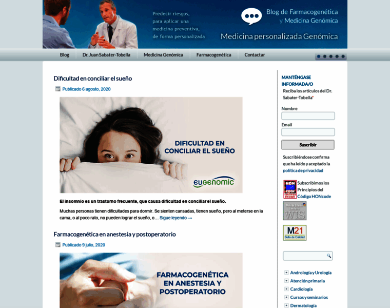 Medicinapersonalizadagenomica.com thumbnail