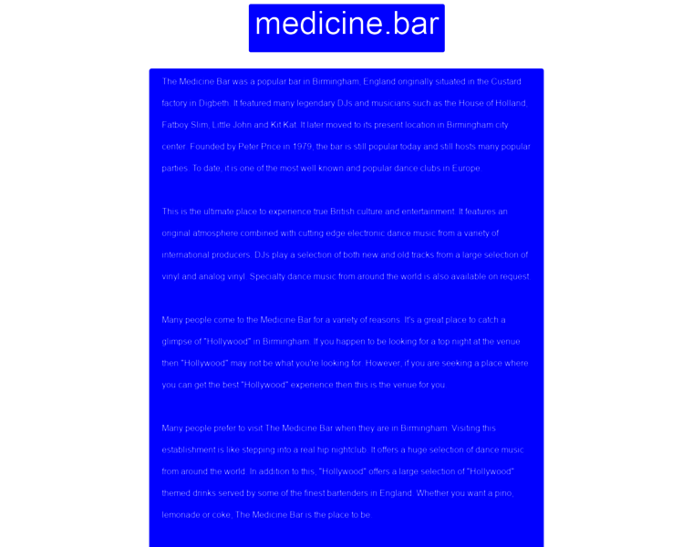 Medicine.bar thumbnail