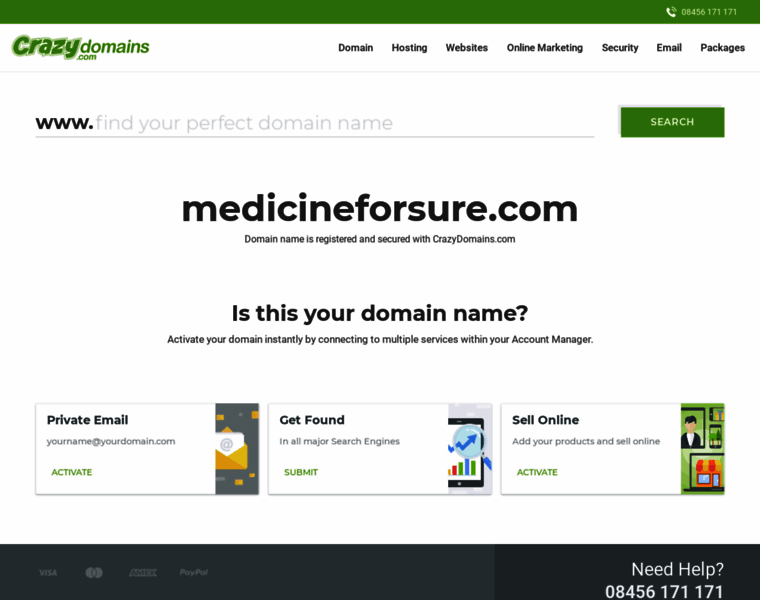 Medicineforsure.com thumbnail