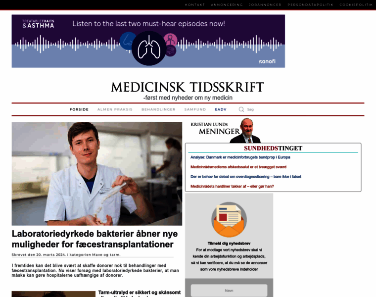 Medicinsktidsskrift.dk thumbnail