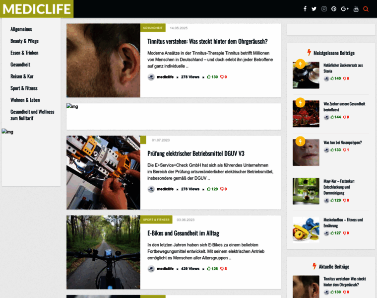 Mediclife.de thumbnail Mediclife.de thumbnail