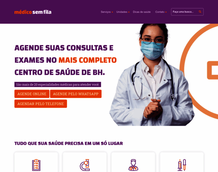 Medicosemfila.com.br thumbnail