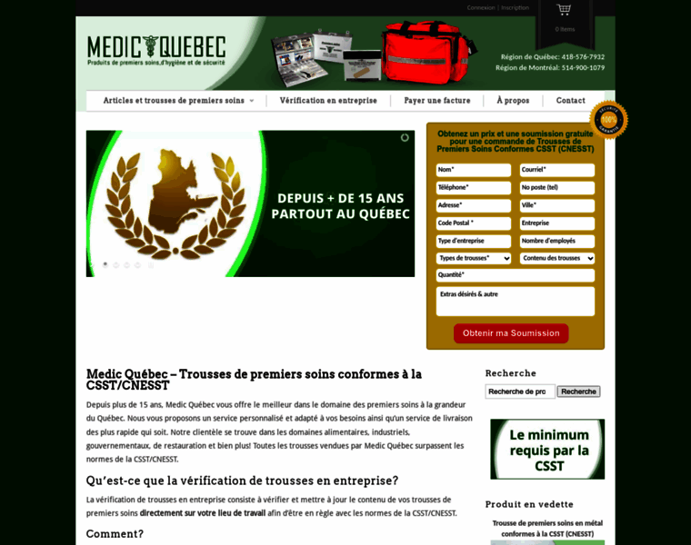 Medicquebec.ca thumbnail