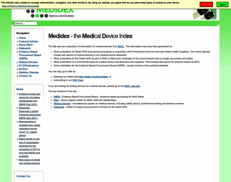 Medidex.com thumbnail