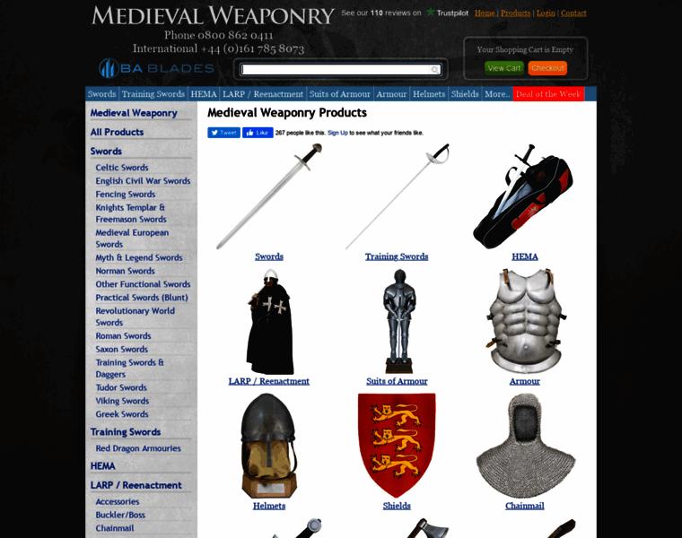 Medieval-weaponry.co.uk thumbnail