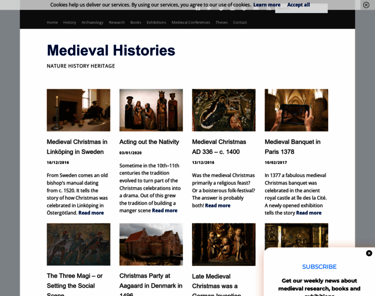 Medievalhistories.com thumbnail
