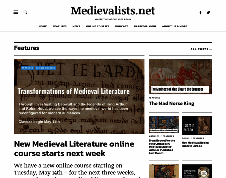 Medievalists.net thumbnail