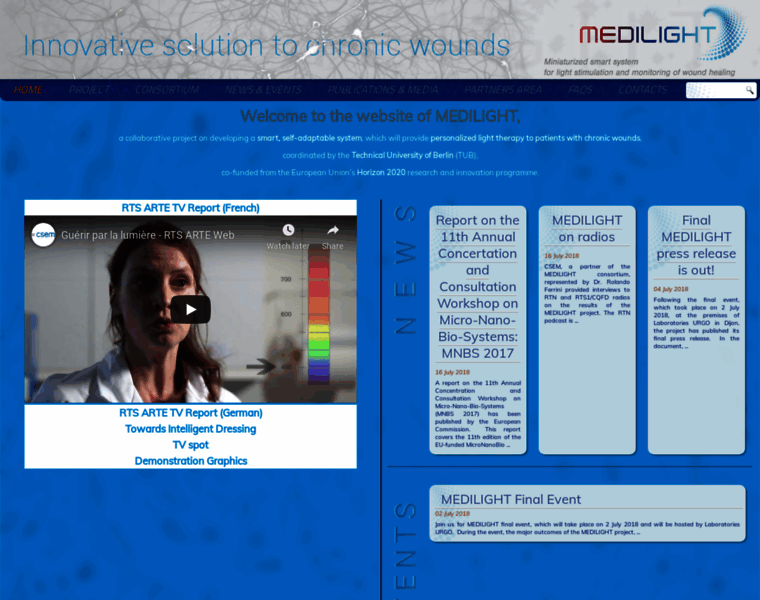 Medilight-project.eu thumbnail
