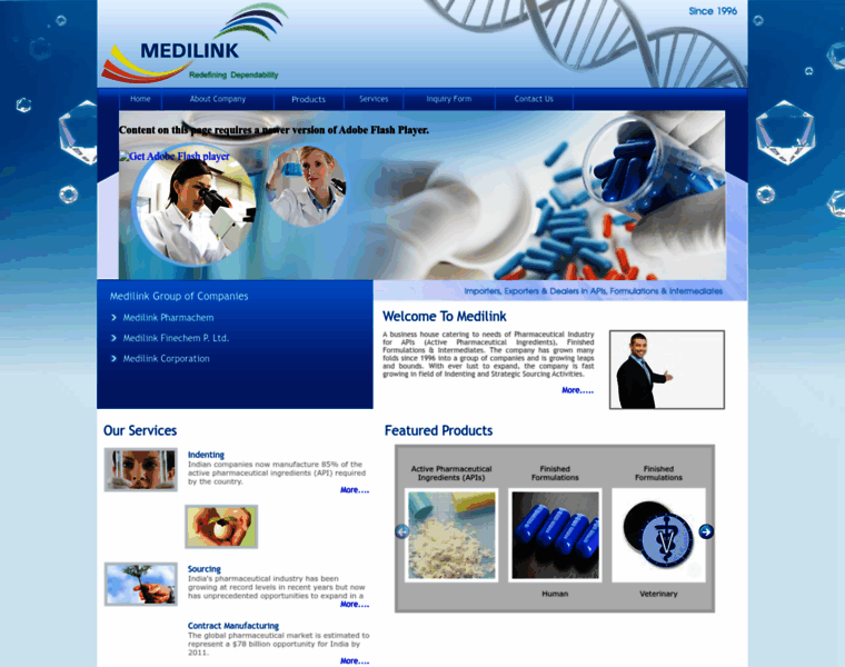 Medilinkpharma.com thumbnail