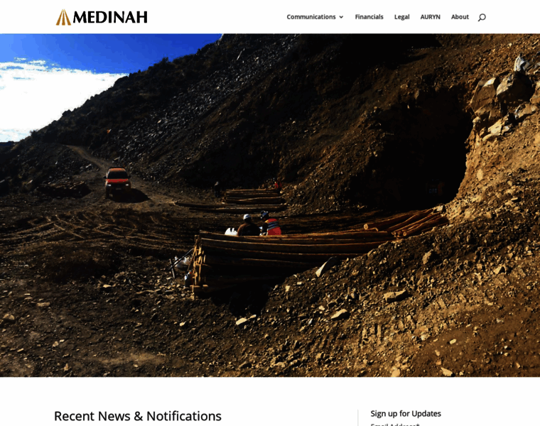 Medinah-minerals.com thumbnail