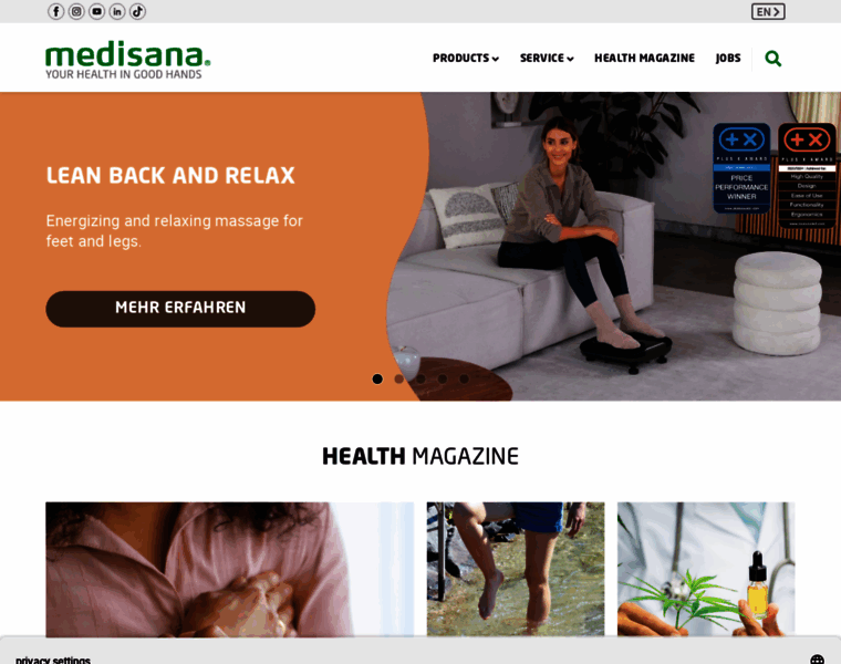 Medisana.com thumbnail