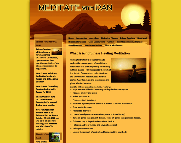 Meditatewithdan.com thumbnail