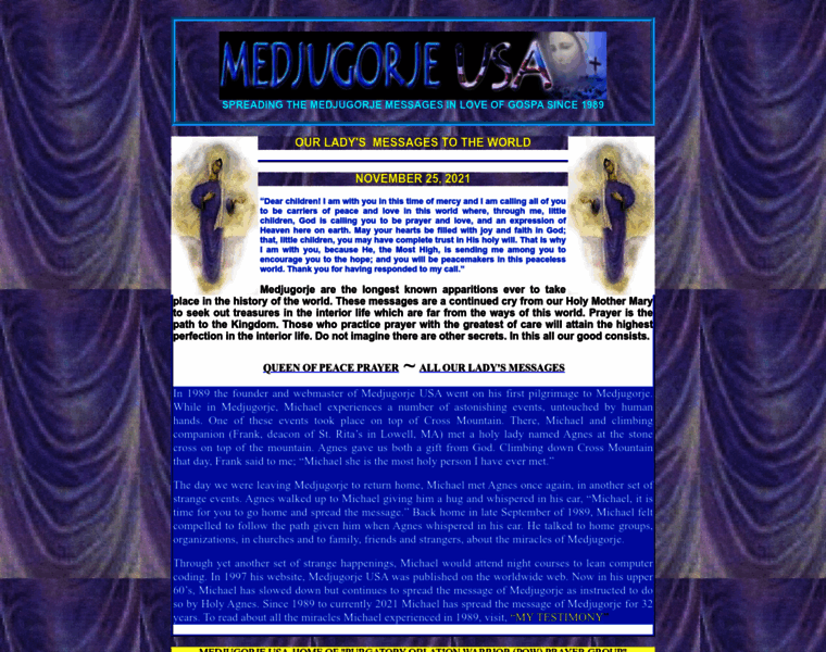 Medjugorjeusa.org thumbnail Medjugorjeusa.org thumbnail