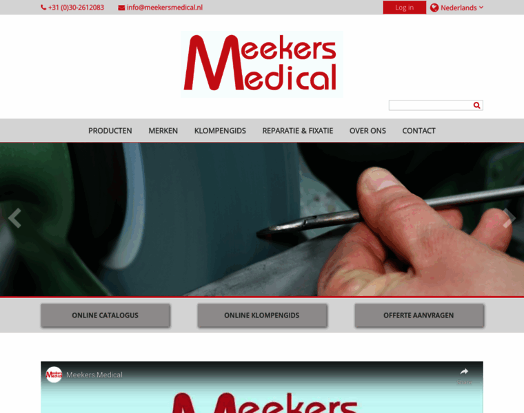 Meekersmedical.nl thumbnail