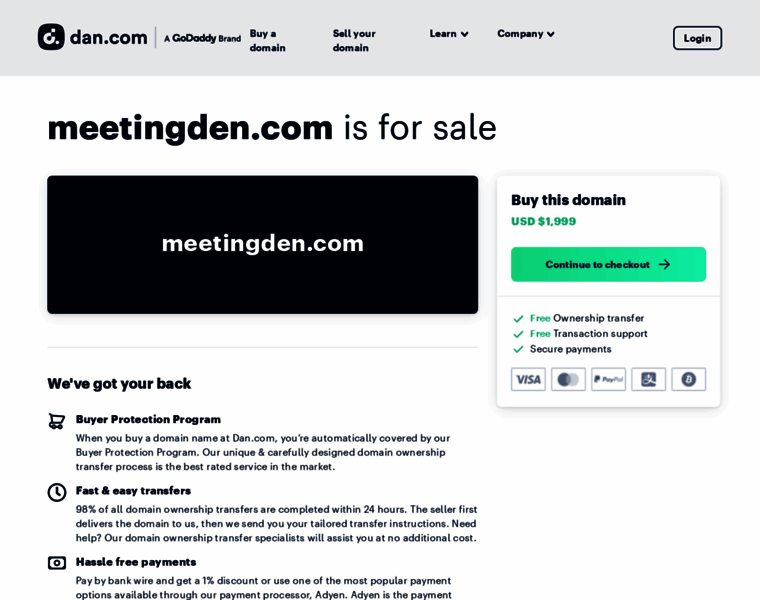 Meetingden.com thumbnail