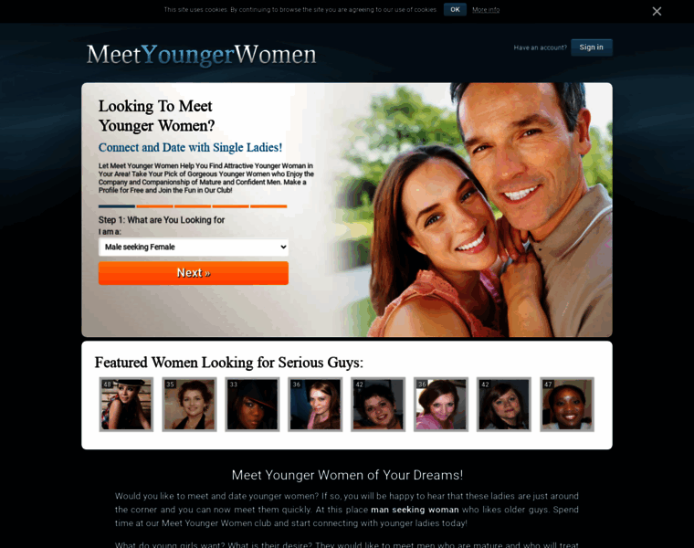 Meetyoungerwomen.com thumbnail