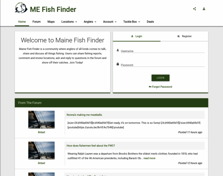 Mefishfinder.com thumbnail
