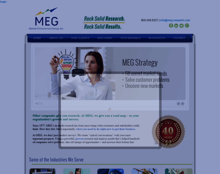 Meg-research.com thumbnail