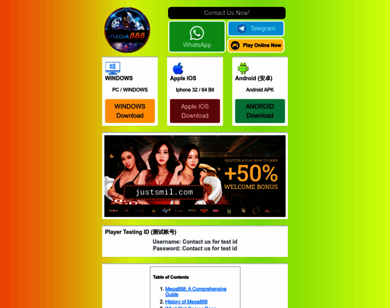 Mega888-download.com thumbnail
