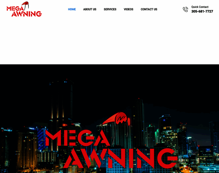 Megaawning.com thumbnail