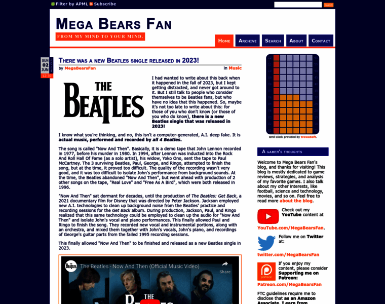 Megabearsfan.net thumbnail