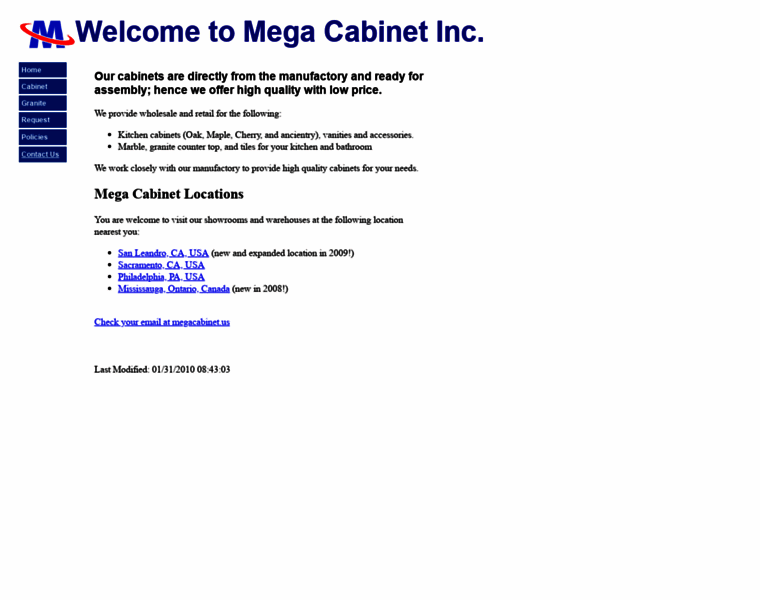 Megacabinet.us thumbnail