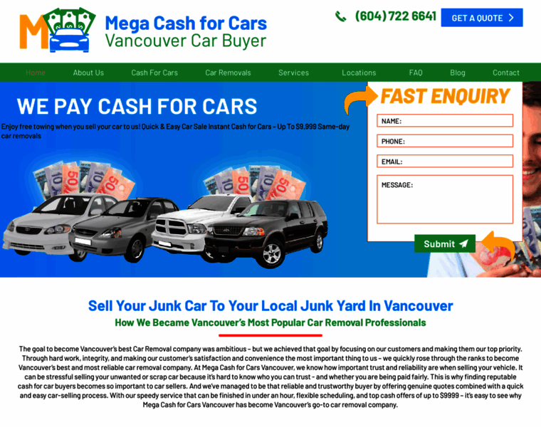 Megacashforcars.ca thumbnail