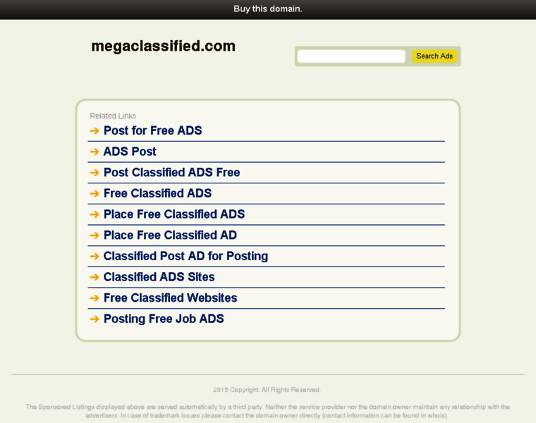Megaclassified.com thumbnail