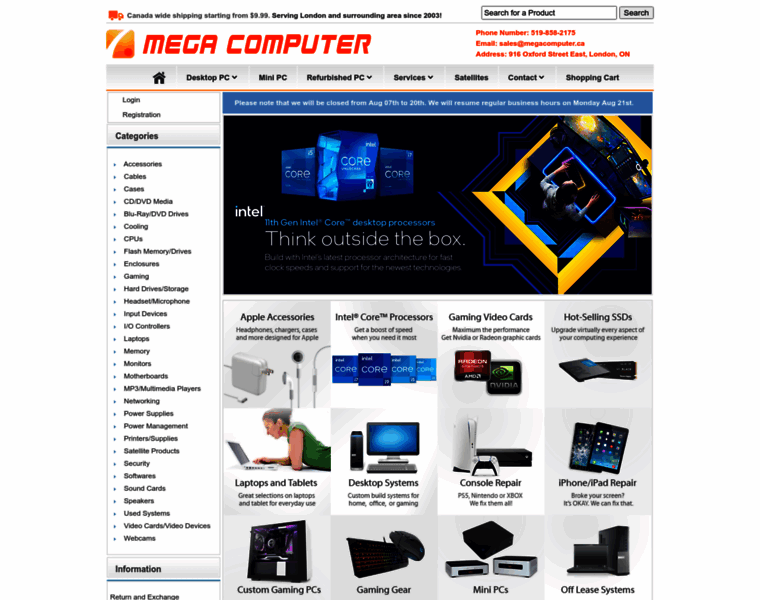 Megacomputer.ca thumbnail