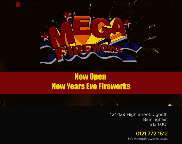 Megafireworks.co.uk thumbnail
