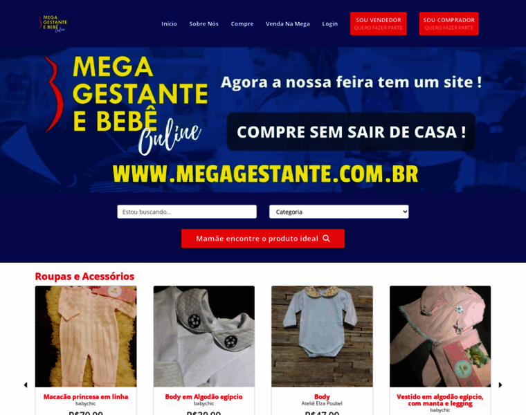 Megagestante.com.br thumbnail