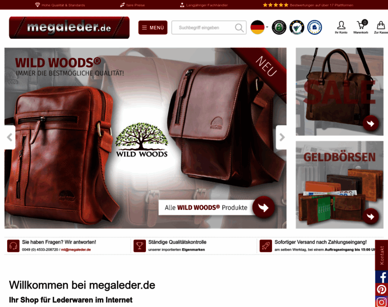 Megaleder.de thumbnail