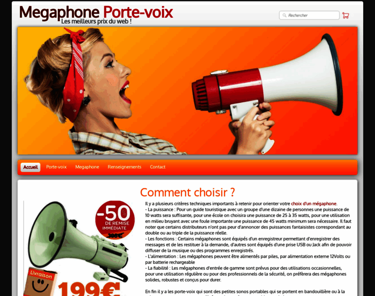 Megaphone-porte-voix.com thumbnail