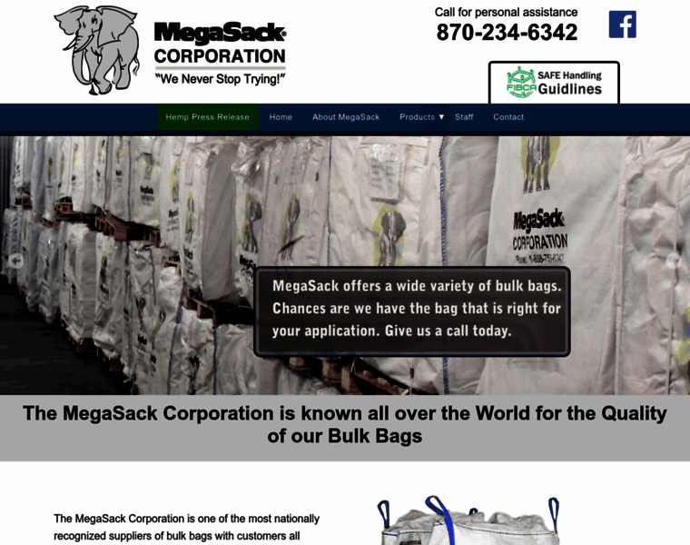 Megasack.com thumbnail