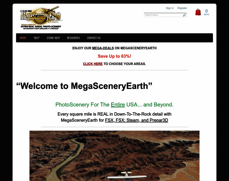 Megascenery.com thumbnail