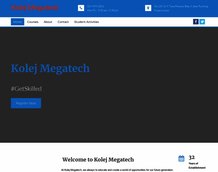Megatech.edu.my thumbnail